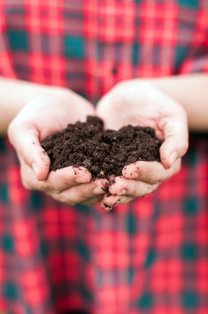 Holding soil